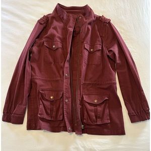 Adorable Spring/Fall Jacket - Maroon Color